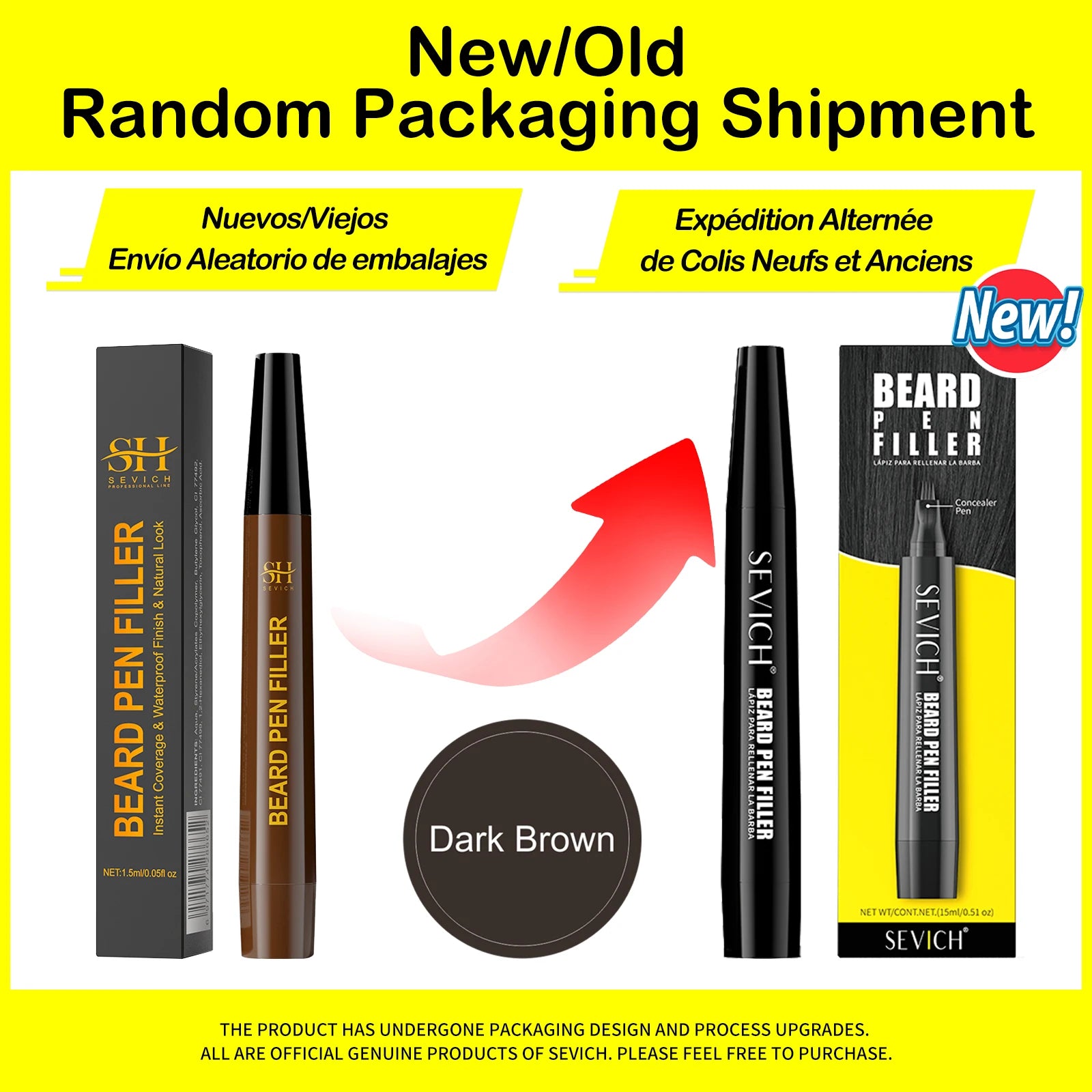 Wasserdicht Bart Stift Füllstoff Männer Schnurrbart Färbung Stift Bart Färbung Füllung Enhancer Schwarz Faser Haar Bart Füllung Stift Werkzeug