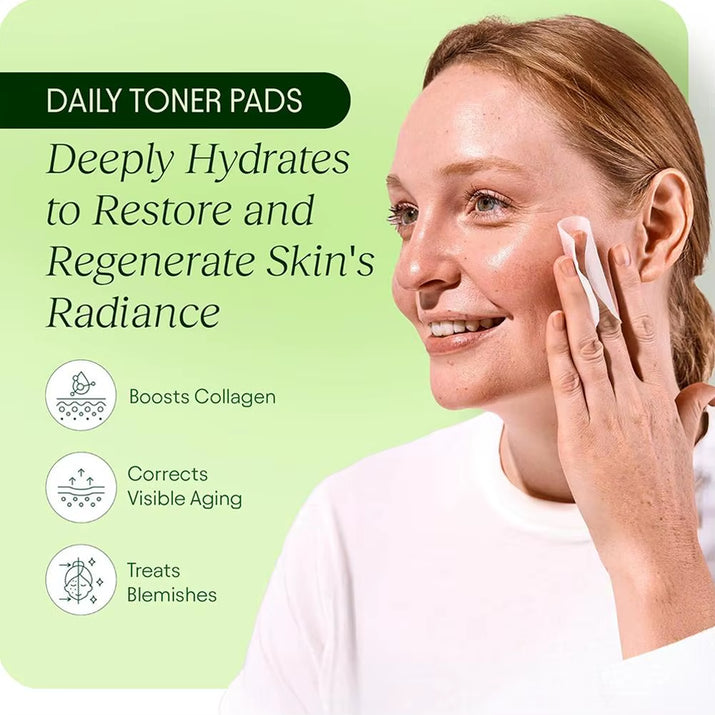 100PAD Centella Asiatica Pads Zur Feuchtigkeitsspendenden Reparatur Beschädigter Haut, Anti-Akne, Verbessert Feine Linien, Gleichmäßiger Hautton, Glatte Gesichtspflege