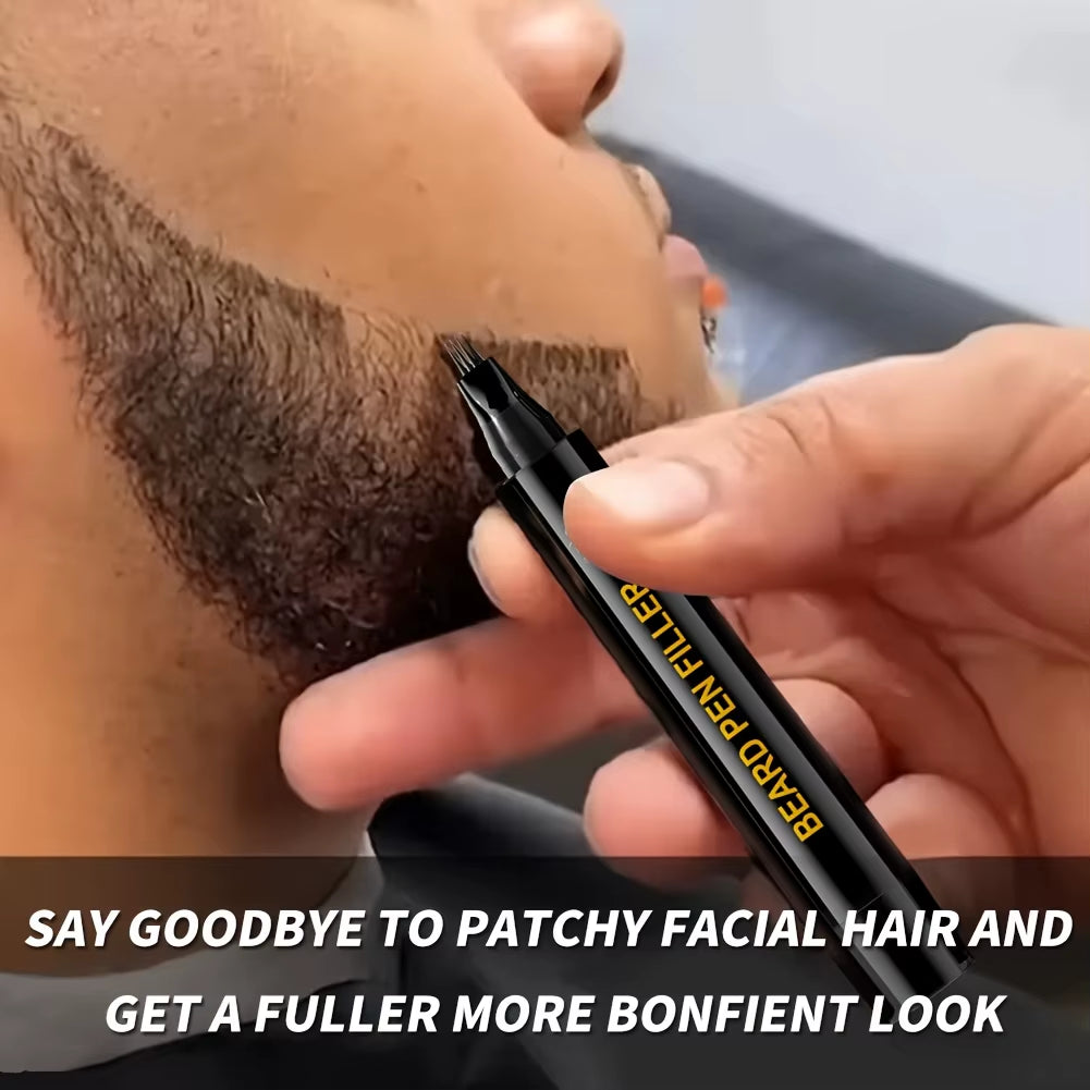 Wasserdicht Bart Stift Füllstoff Männer Schnurrbart Färbung Stift Bart Färbung Füllung Enhancer Schwarz Faser Haar Bart Füllung Stift Werkzeug