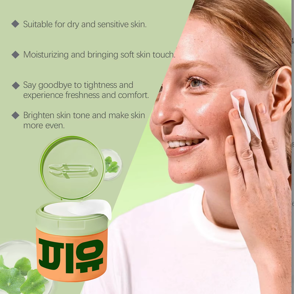 Kollagen-Pad-Gesichtswasser Centella Asiatica, Anti-Aging, Verblasst Feine Linien, Beruhigend, Empfindlich, Minimiert Poren, Saubere Baumwoll-Hautpflege